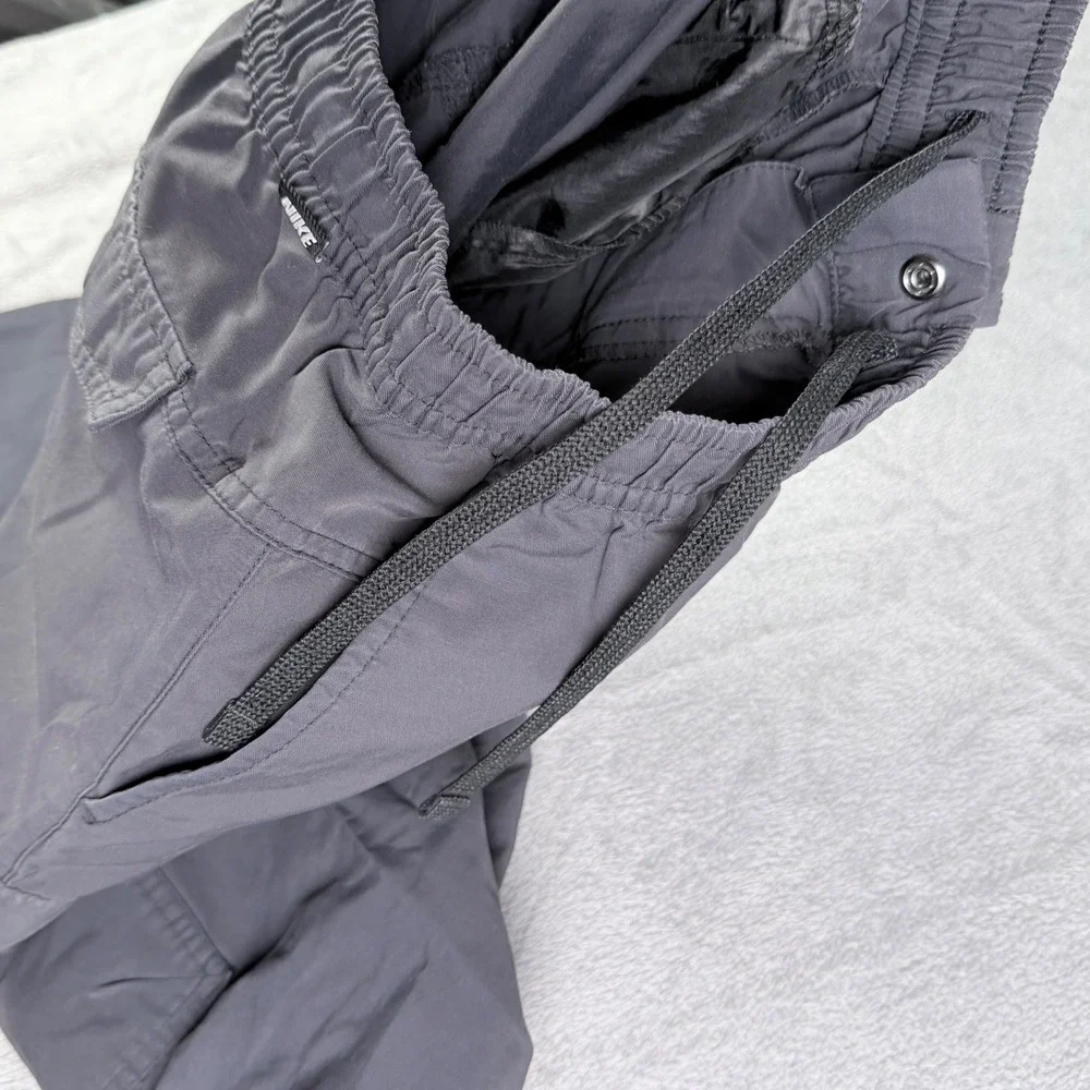 Nike Sportswear Utility Cargo Pants Elastic Waist Tapered Black Mens Medium
